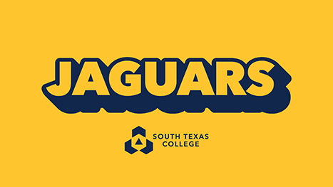 Blue 'JAGUAR' text on a yellow background.
